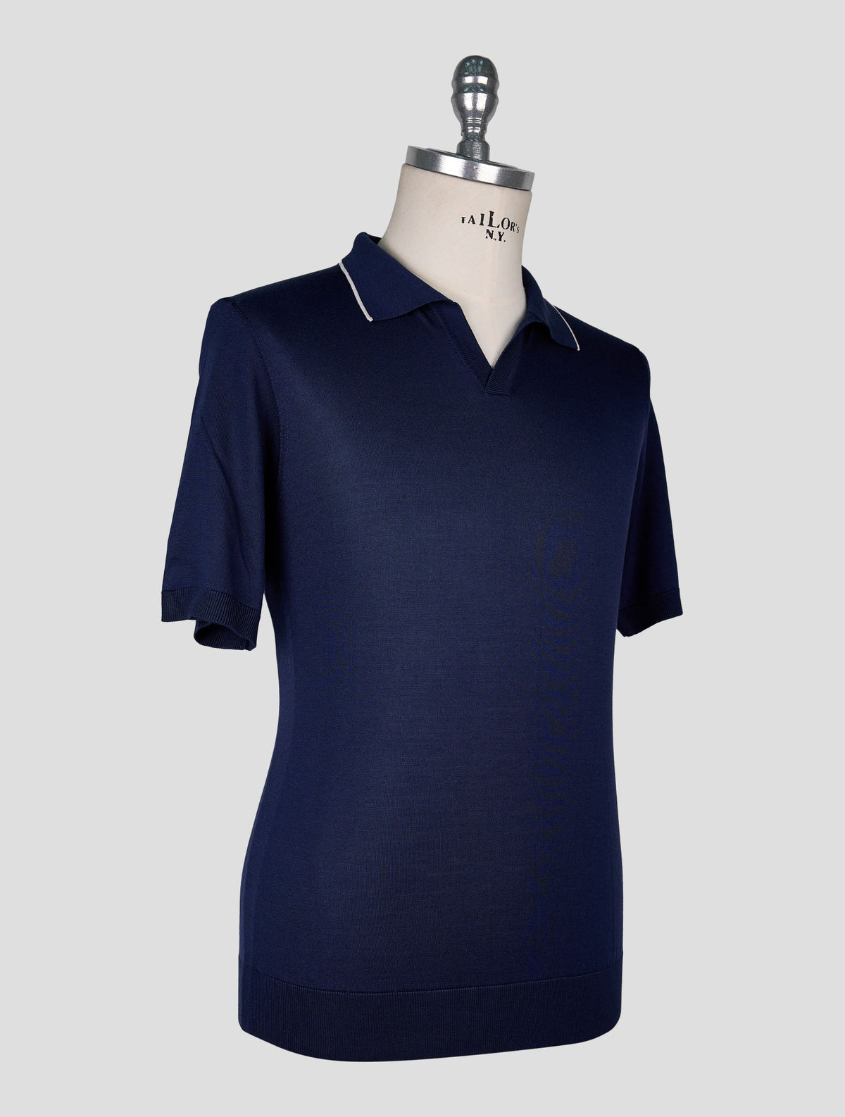 Cesare Attolini Blue Silk Polo 2
