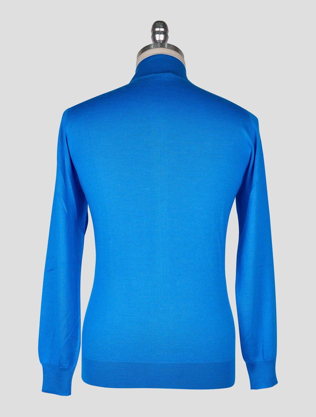 Cesare Attolini Light Blue Cashmere Silk Sweater Full Zip 3