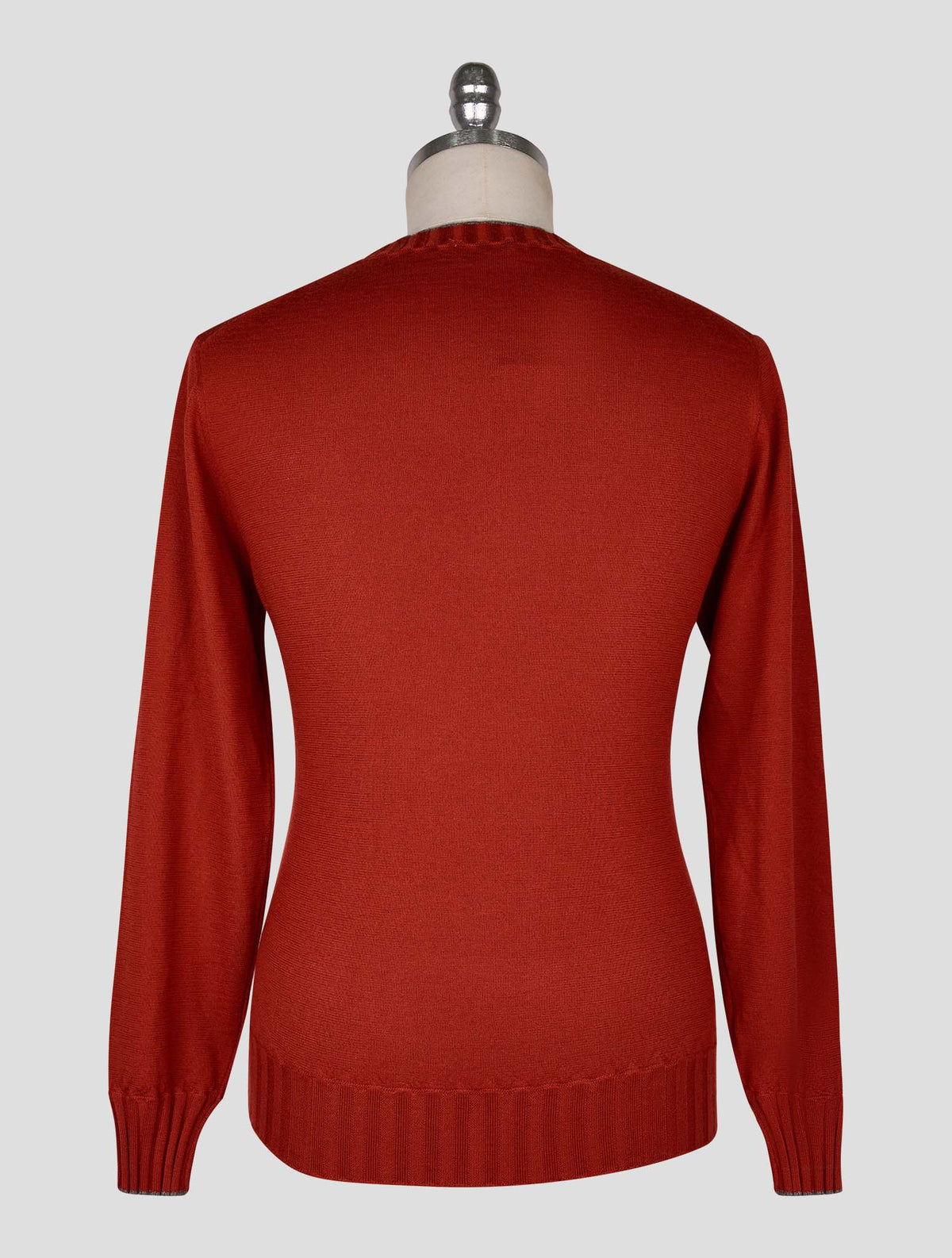 Cesare Attolini Red Cashmere Sweater V-Neck 3
