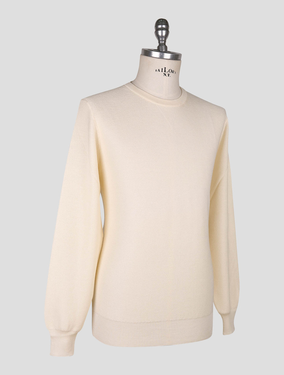 Cesare Attolini White Wool Silk  Sweater Crewneck 2