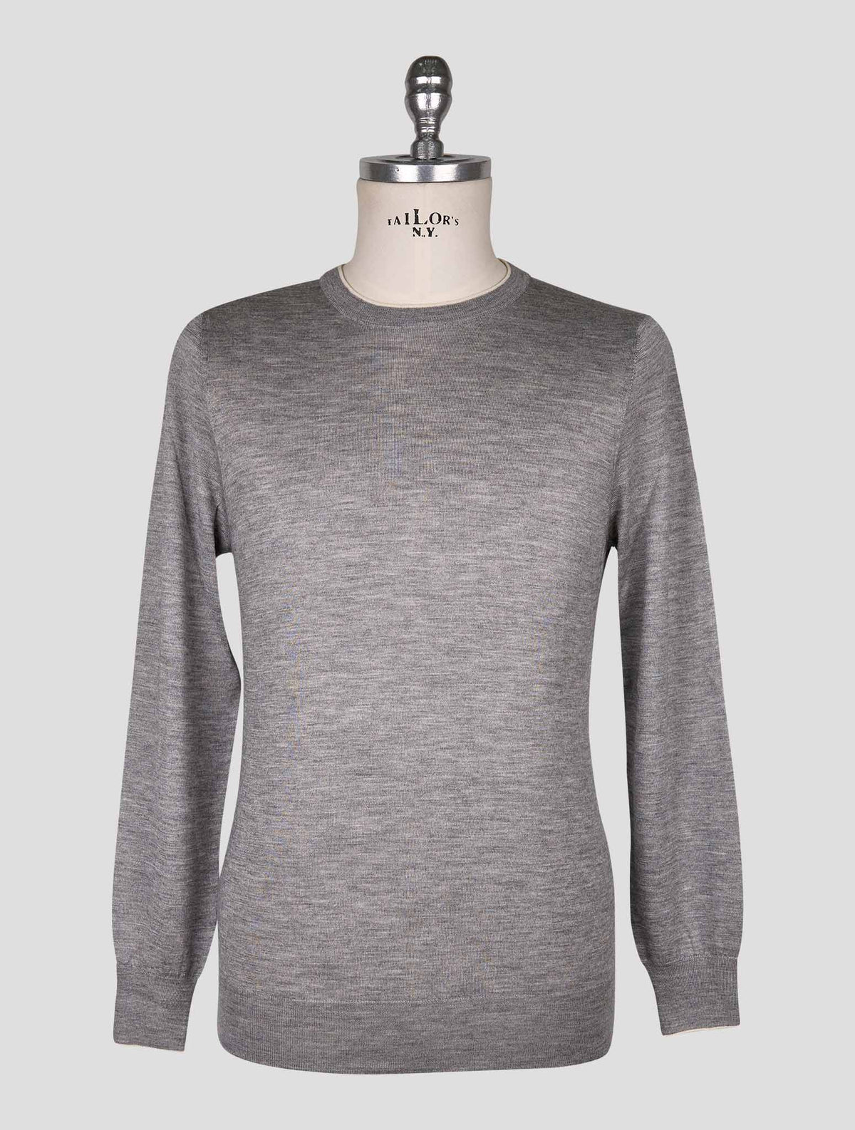 Cesare Attolini Gray Cashmere Silk  Sweater Crewneck 1