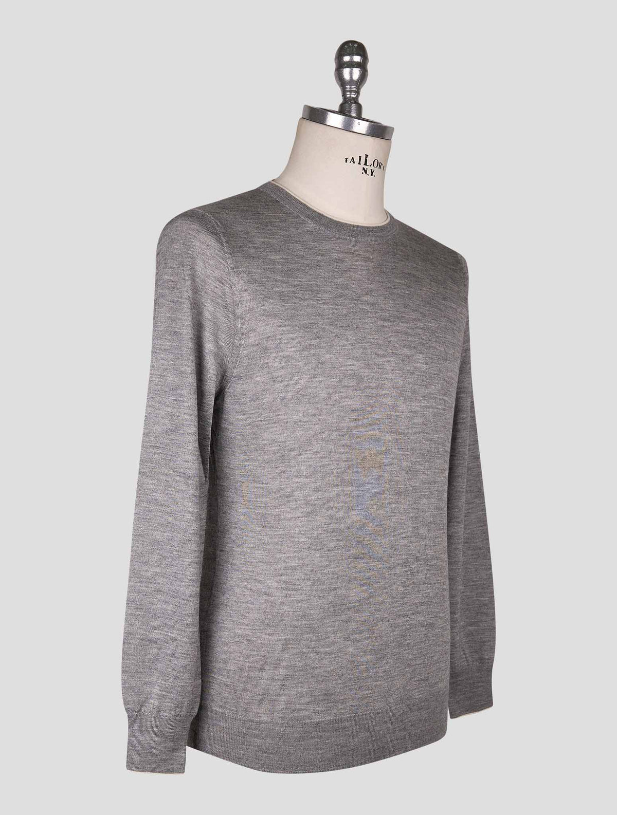 Cesare Attolini Gray Cashmere Silk  Sweater Crewneck 2