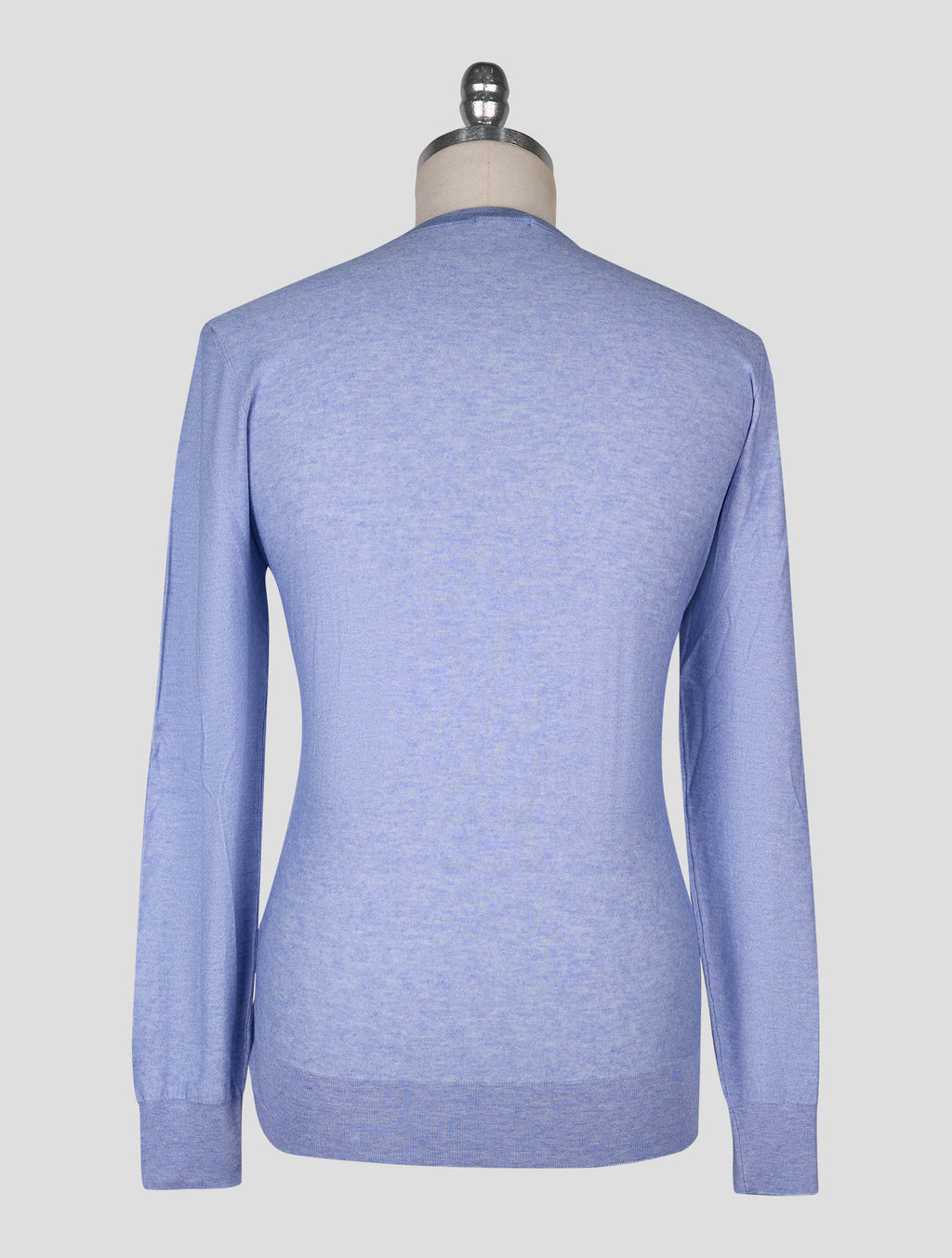 Cesare Attolini Light Blue Cotton Cashmere  Sweater Crewneck 3