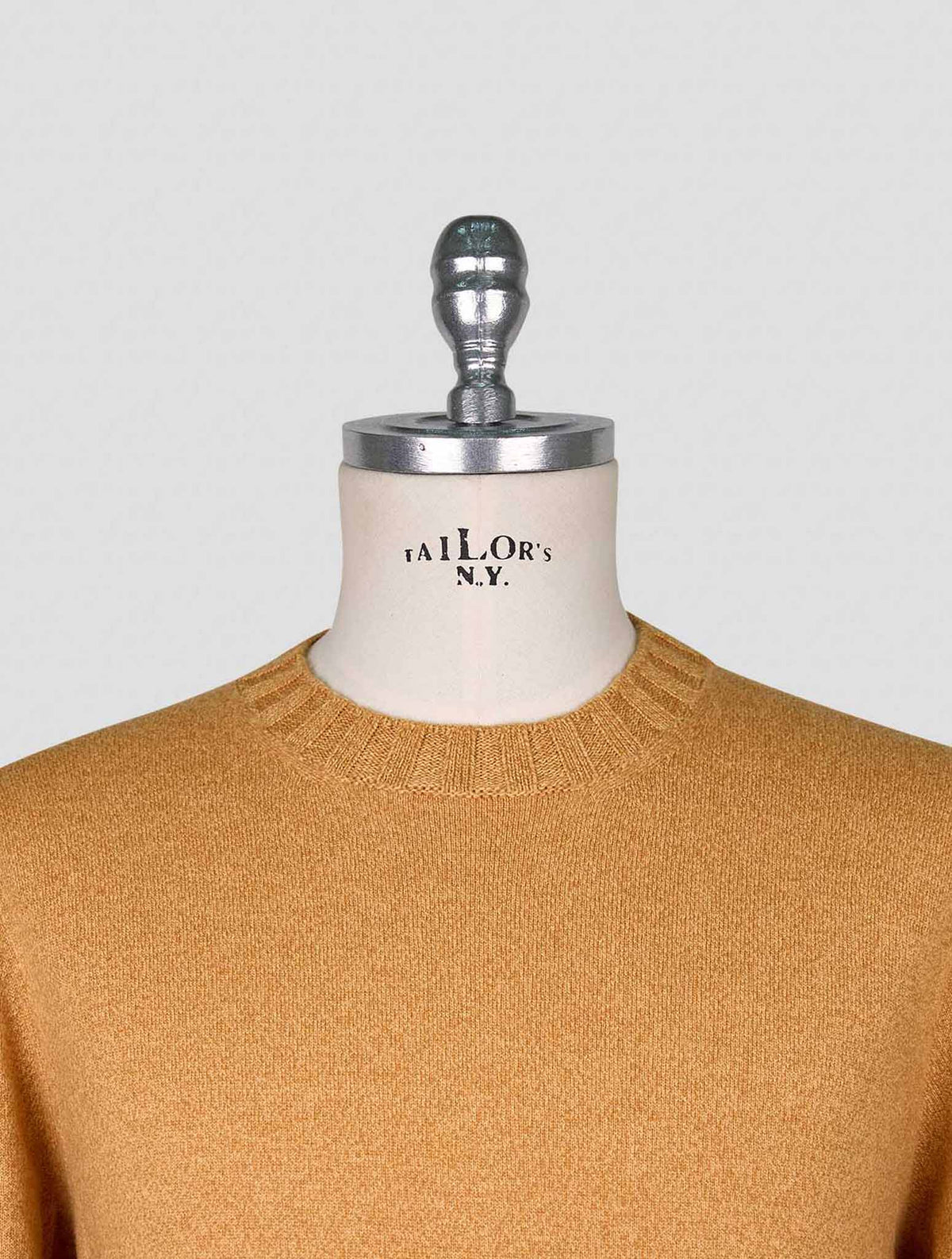 Cesare Attolini Yellow Cashmere  Sweater Crewneck 4