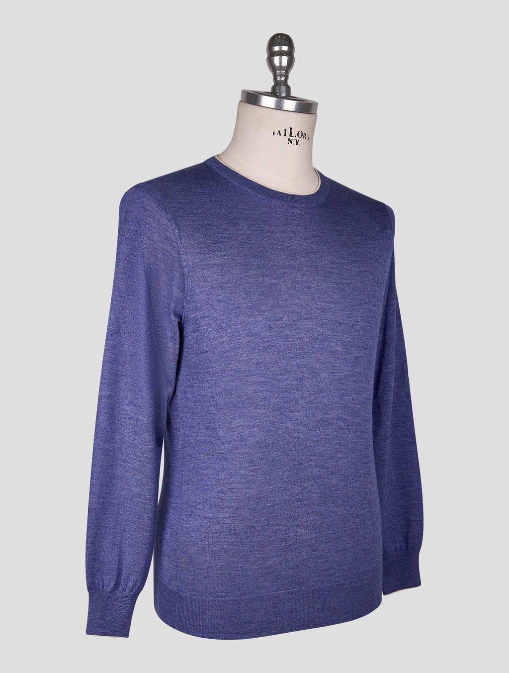 Cesare Attolini Blue Cashmere Silk  Sweater Crewneck 2