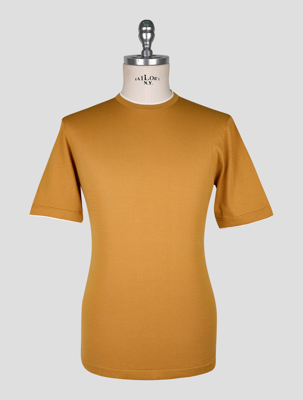 Cesare Attolini Yellow Cotton  T-Shirt 1