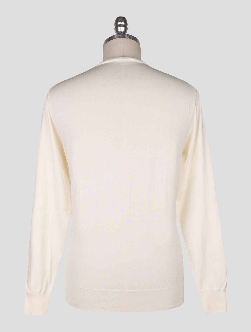 Cesare Attolini White Cotton  Sweater Crewneck 2