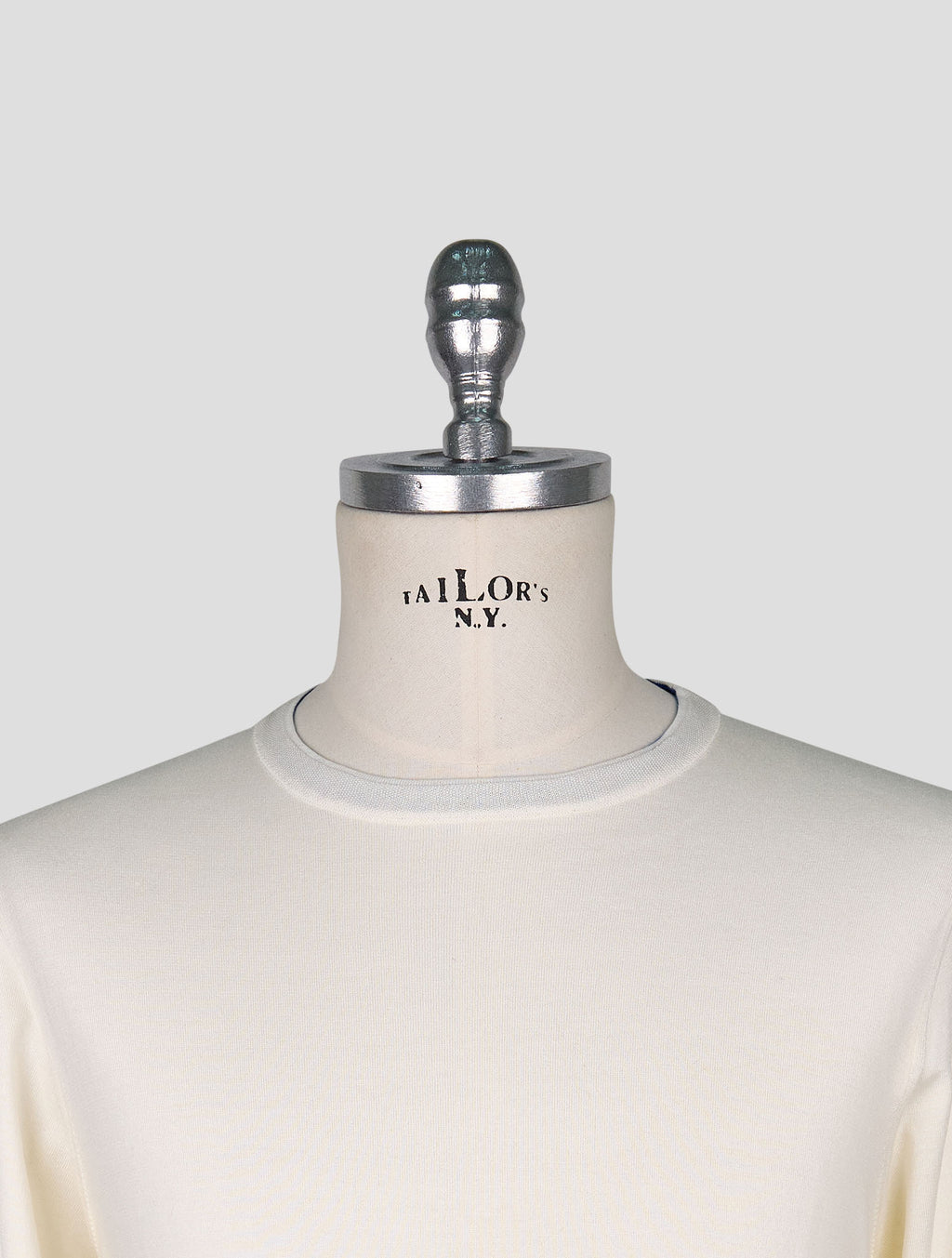 Cesare Attolini White Cotton  Sweater Crewneck 3