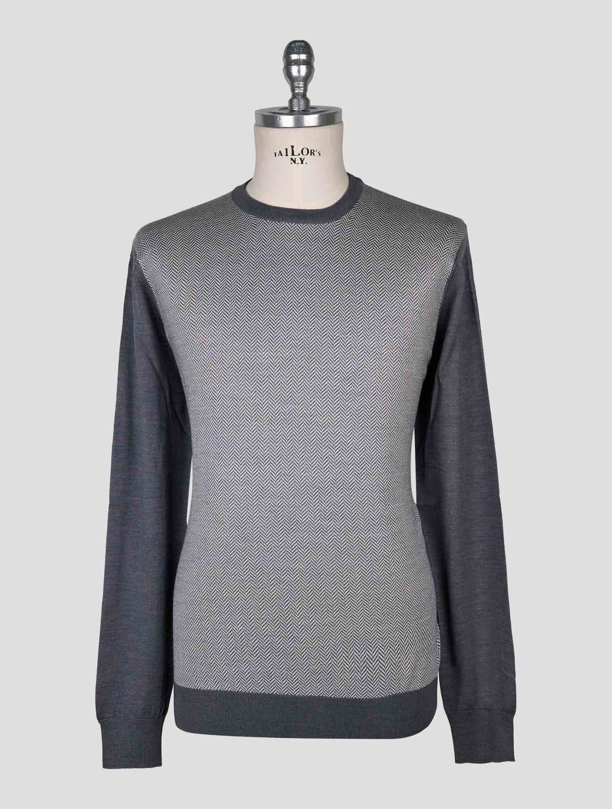 Cesare Attolini Gray Wool Silk Sweater Crewneck 1