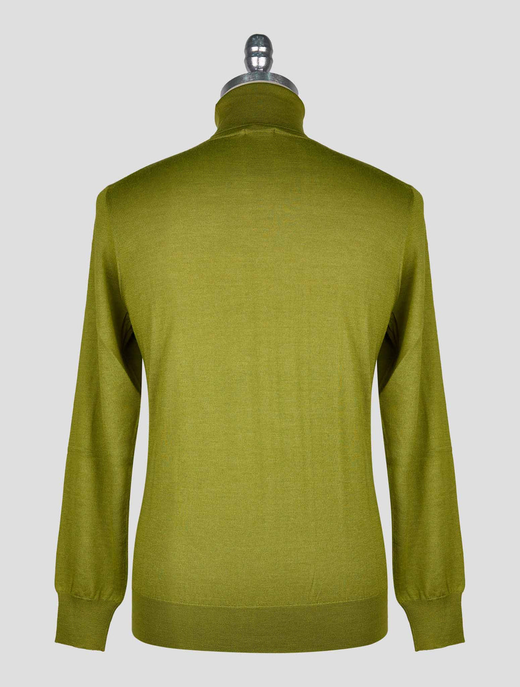 Cesare Attolini Green Cashmere Silk Sweater Turleneck 3