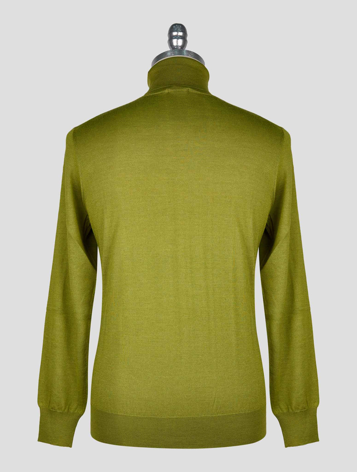 Cesare Attolini Green Cashmere Silk Sweater Turleneck 3