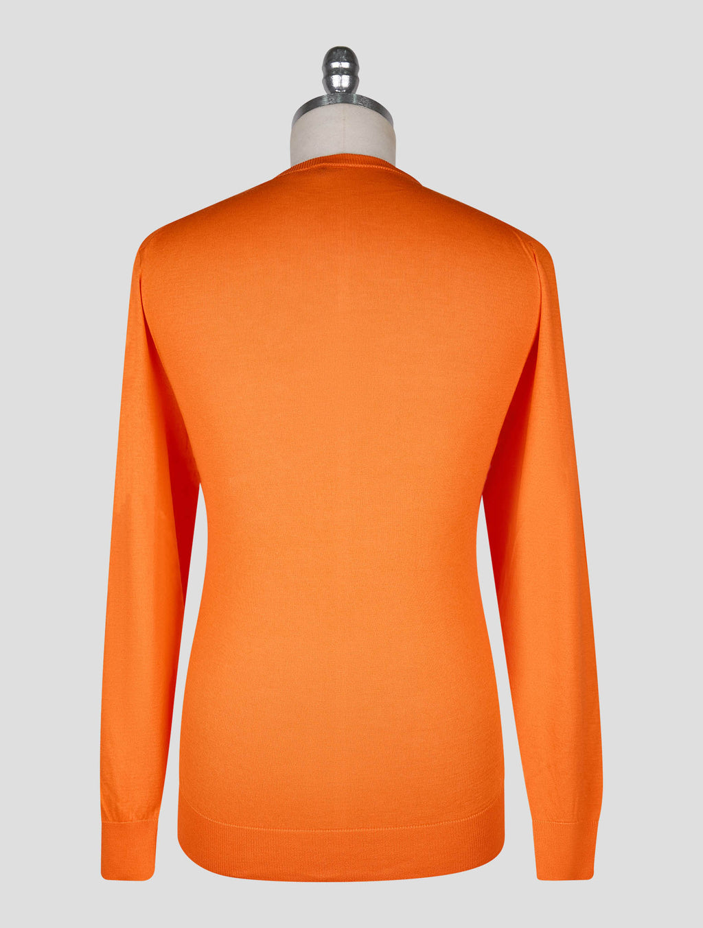 Kiton Orange Cotton T-shirt Long Sleeve 3