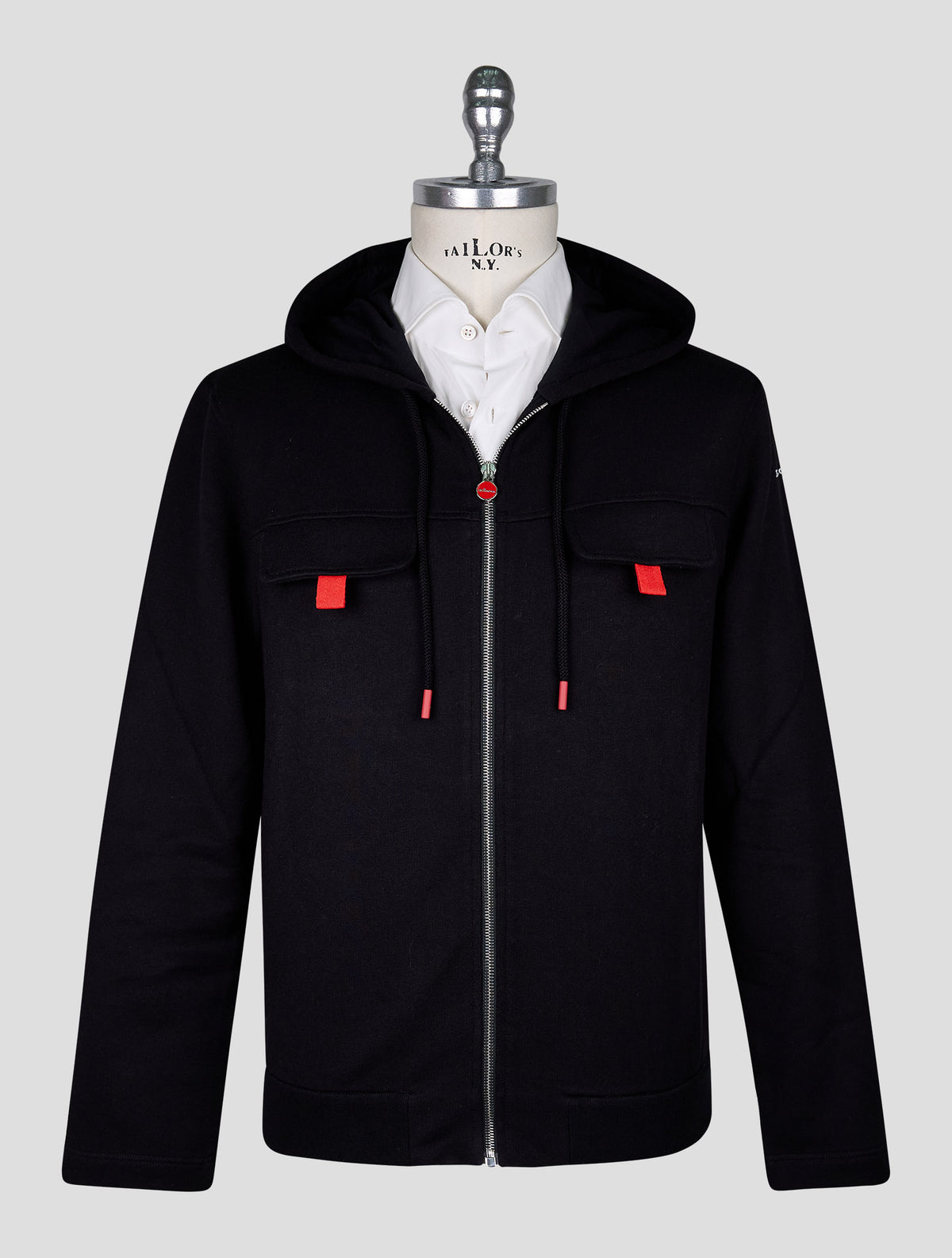 Kiton Black Cotton Tracksuit 1