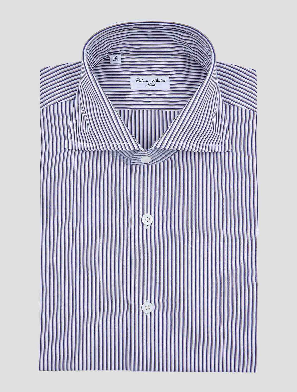 Cesare Attolini Multicolor Cotton Shirt 1