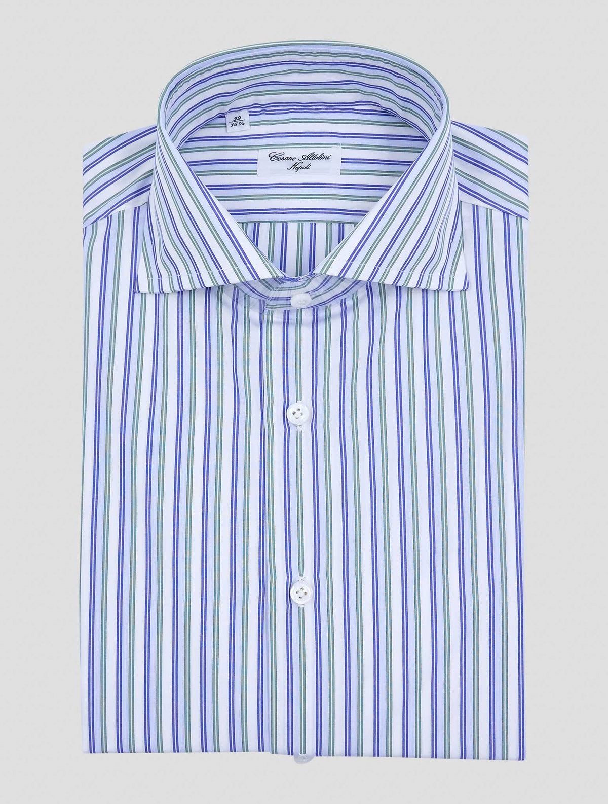 Cesare Attolini Multicolor Cotton Shirt 1
