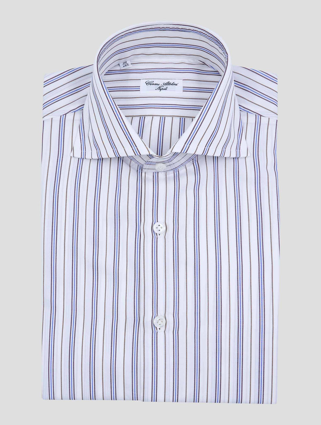 Cesare Attolini Multicolor Cotton Shirt 1