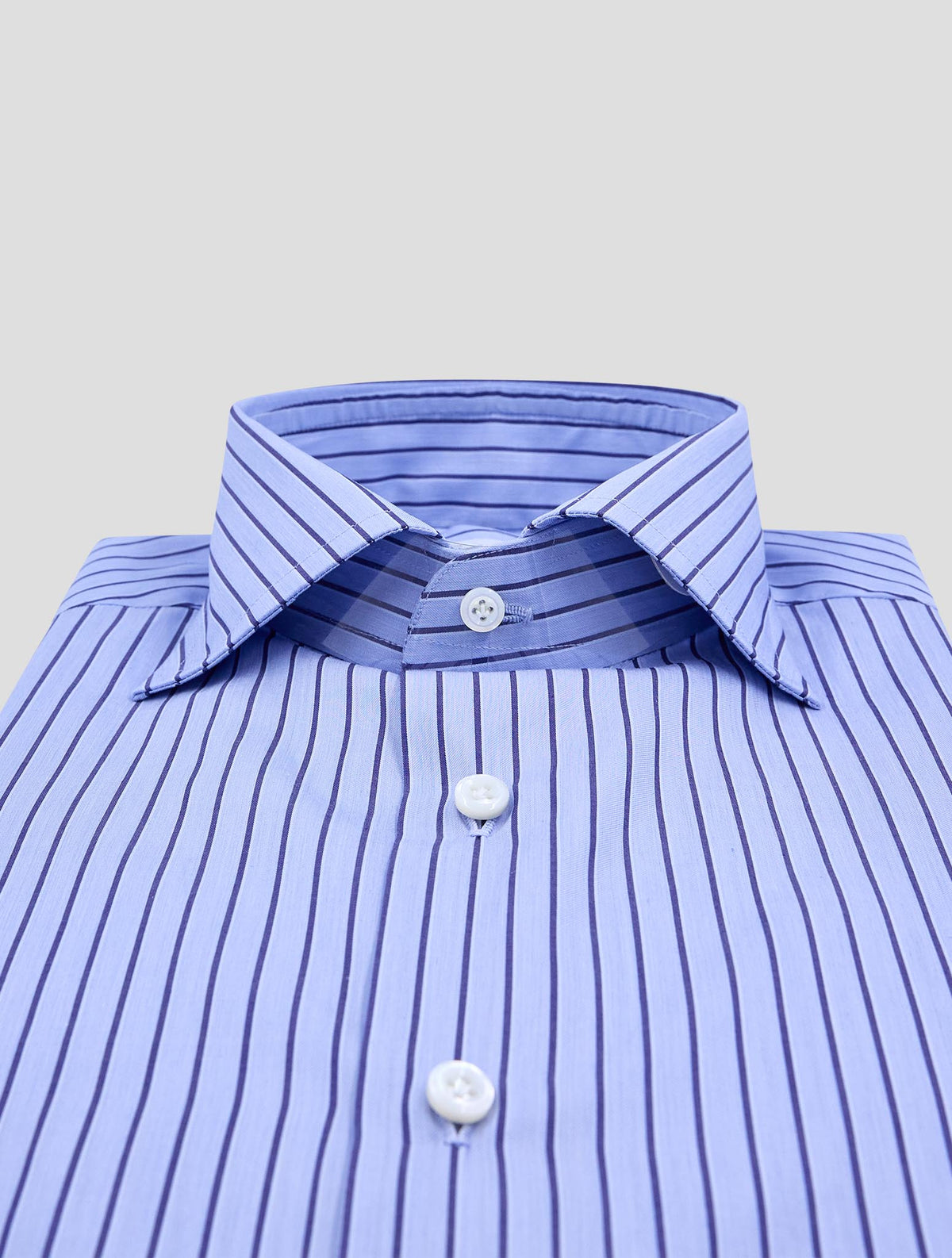 Cesare Attolini Blue Cotton Shirt 2