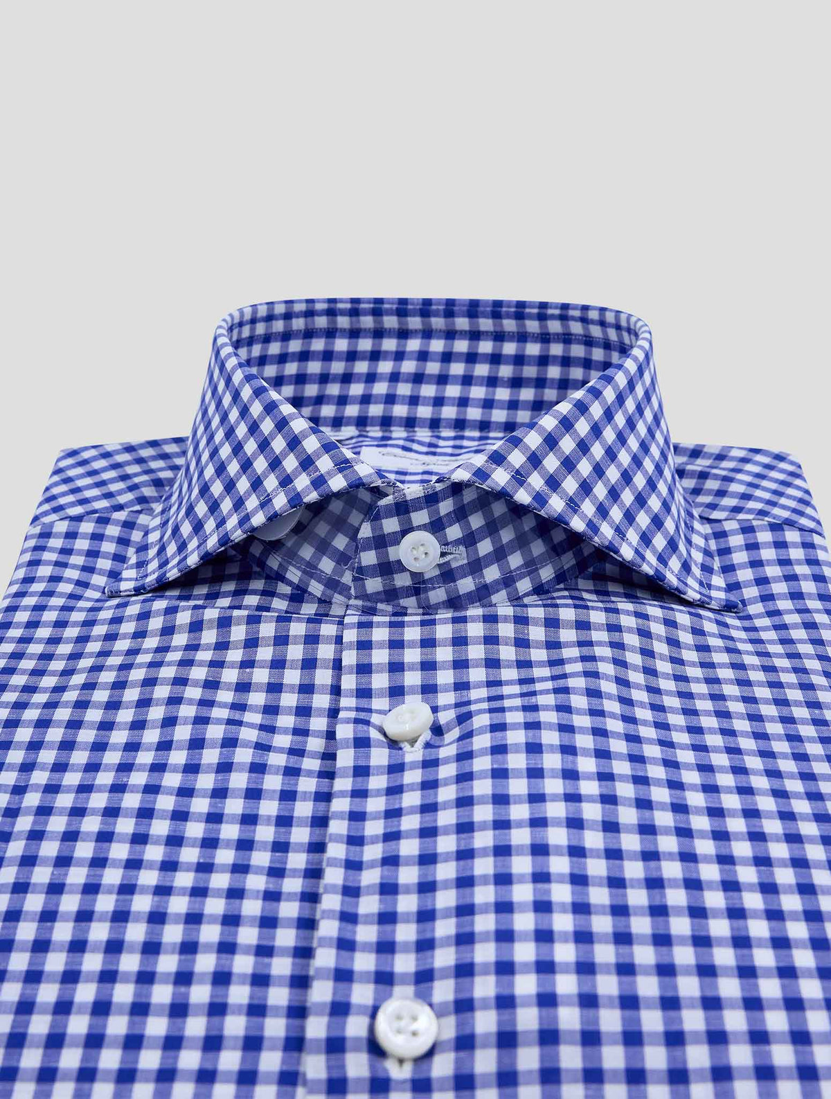 Cesare Attolini Blue White Cotton Shirt 2