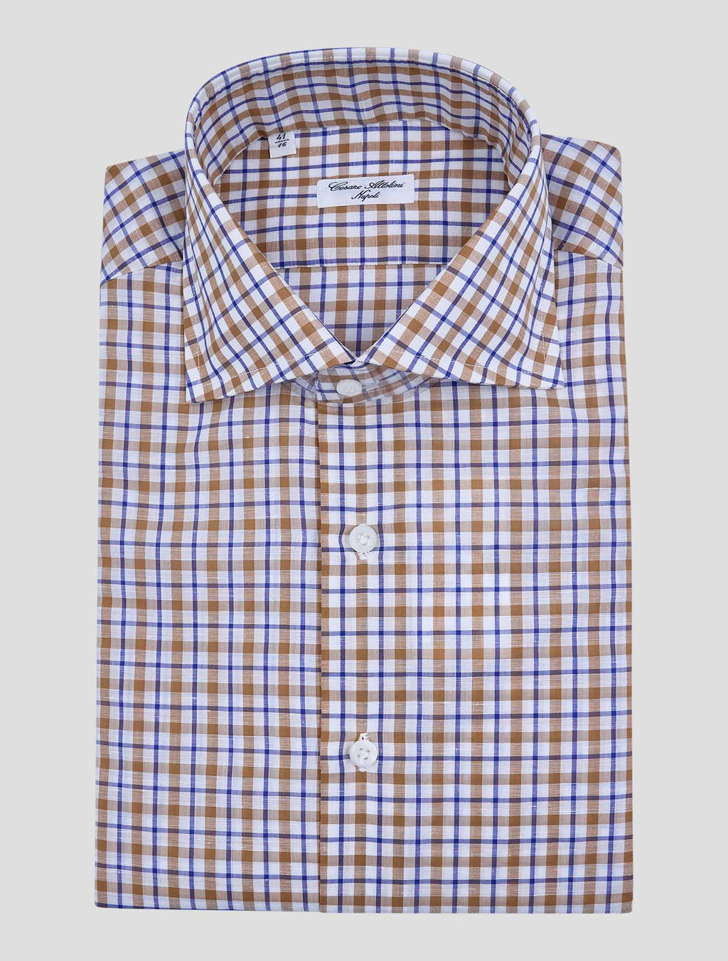 Cesare Attolini Multicolor Linen Cotton Shirt 1
