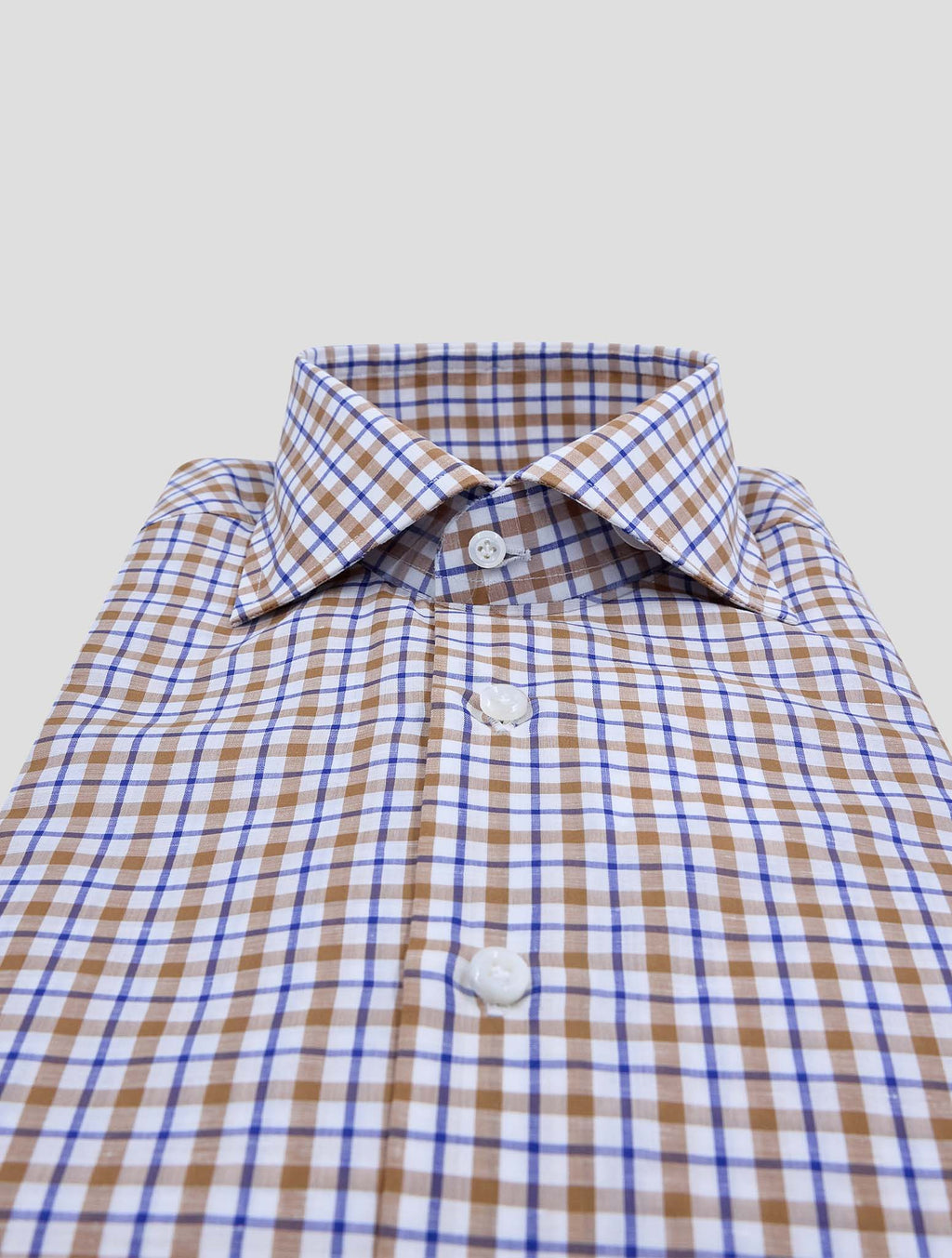Cesare Attolini Multicolor Linen Cotton Shirt 2
