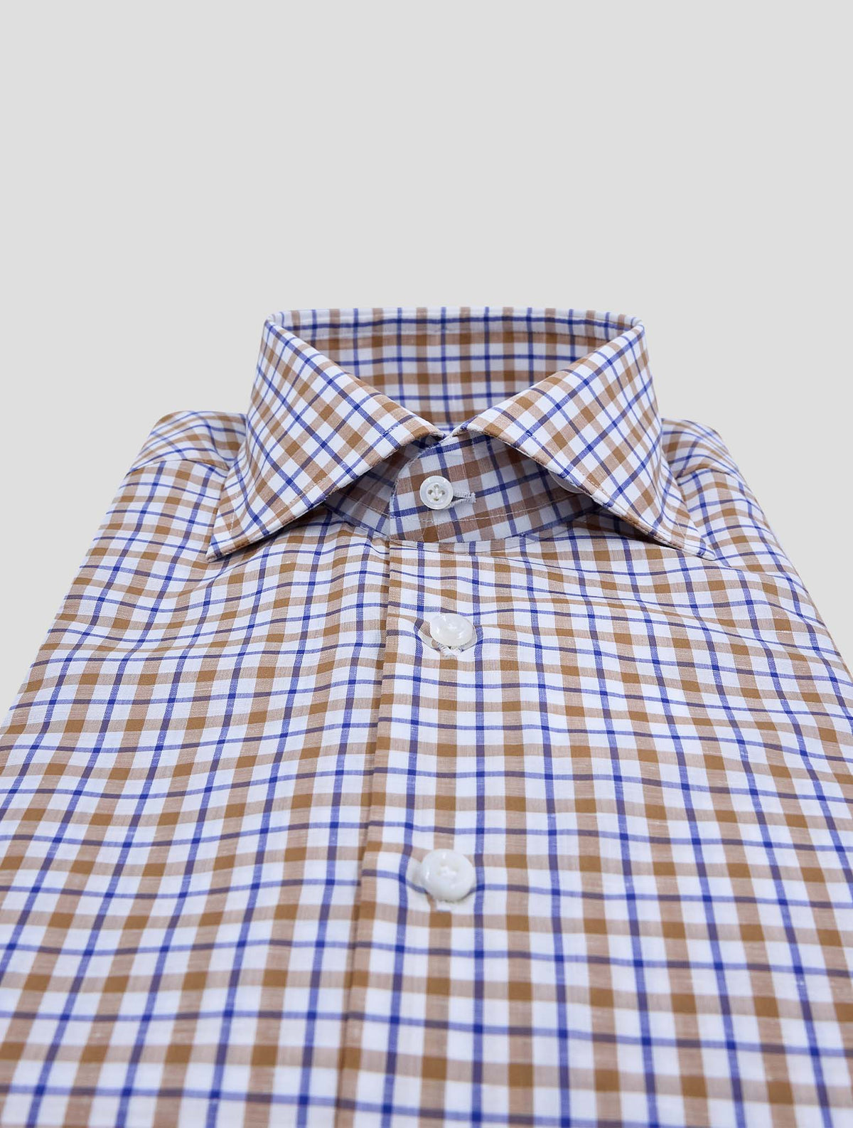 Cesare Attolini Multicolor Linen Cotton Shirt 2