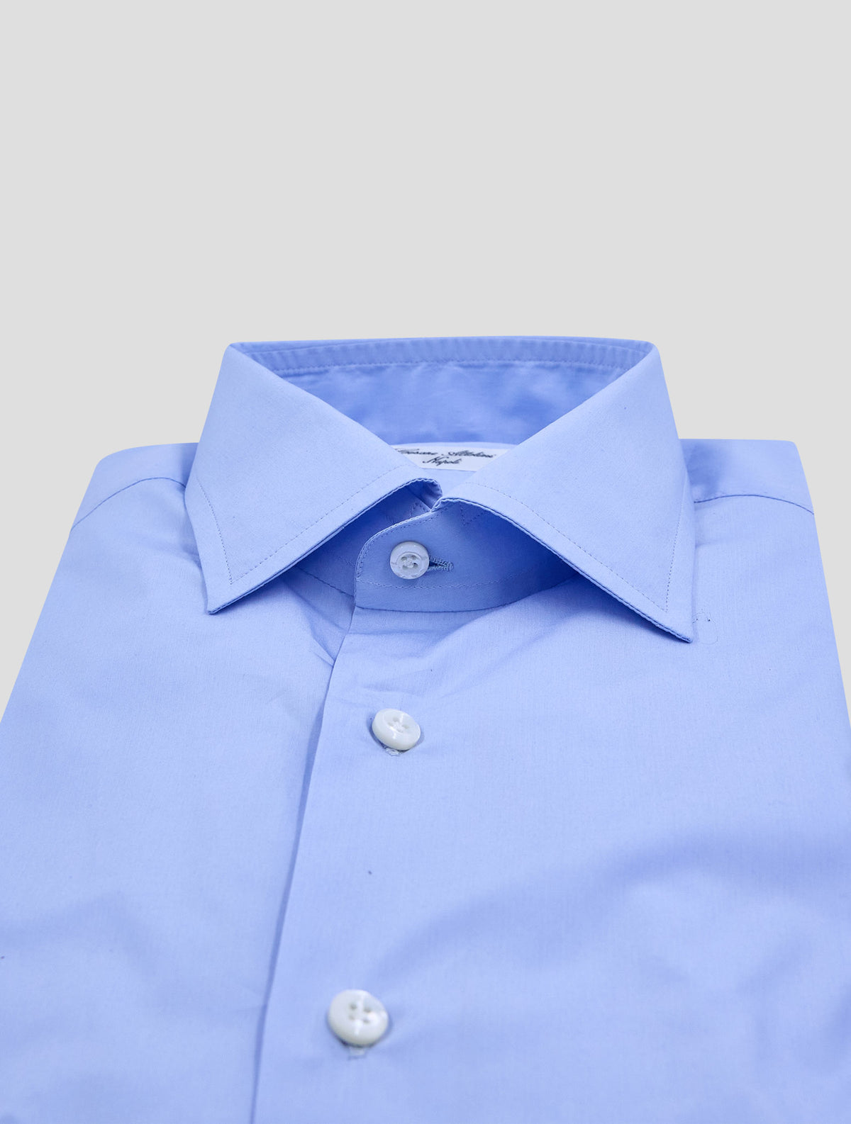 Cesare Attolini Light Blue Cotton Shirt 2