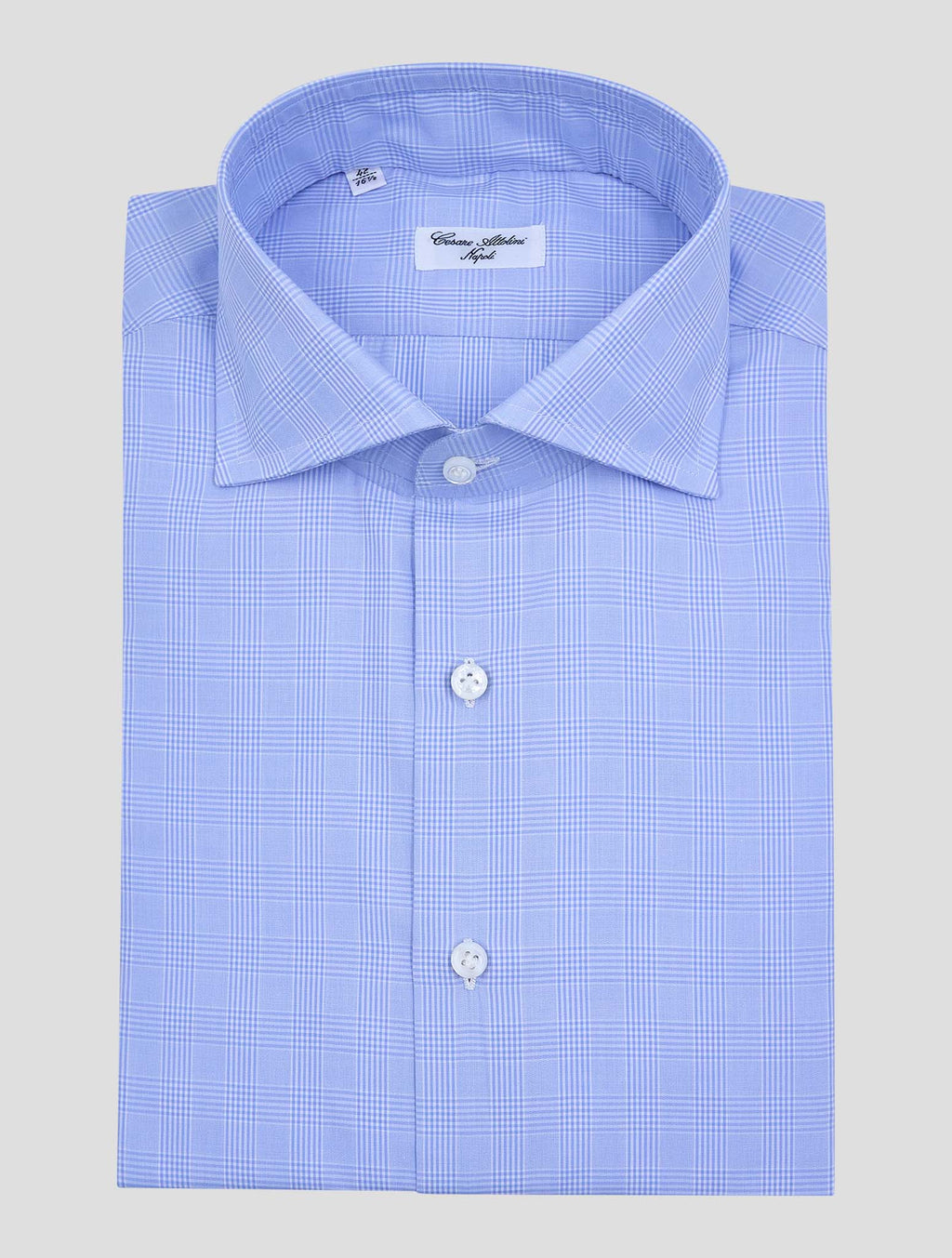 Cesare Attolini Light Blue Cotton Shirt 1