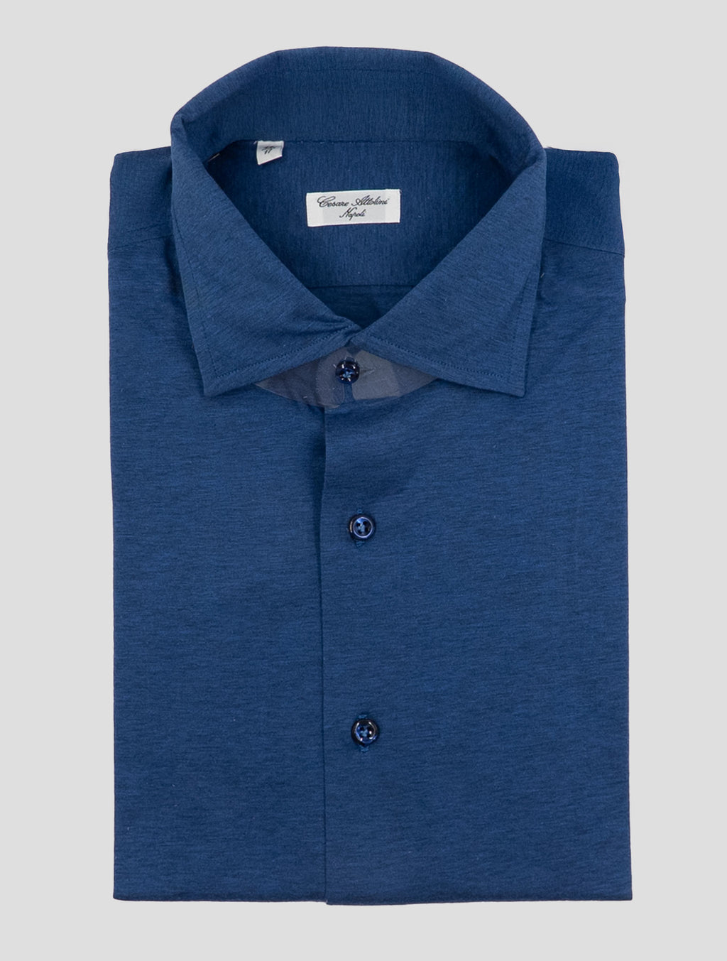 Cesare Attolini Blue Cotton Shirt 1