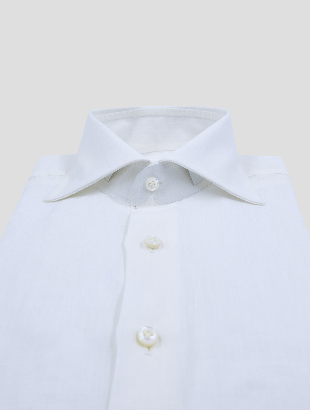 Cesare Attolini White Linen Shirt 2