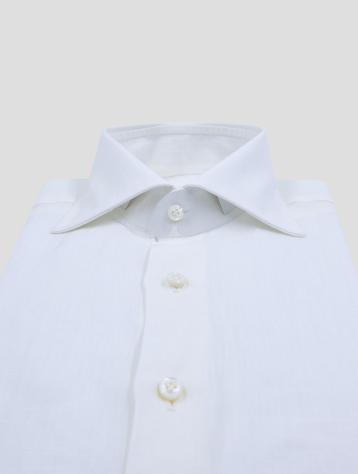 Cesare Attolini White Linen Shirt 2