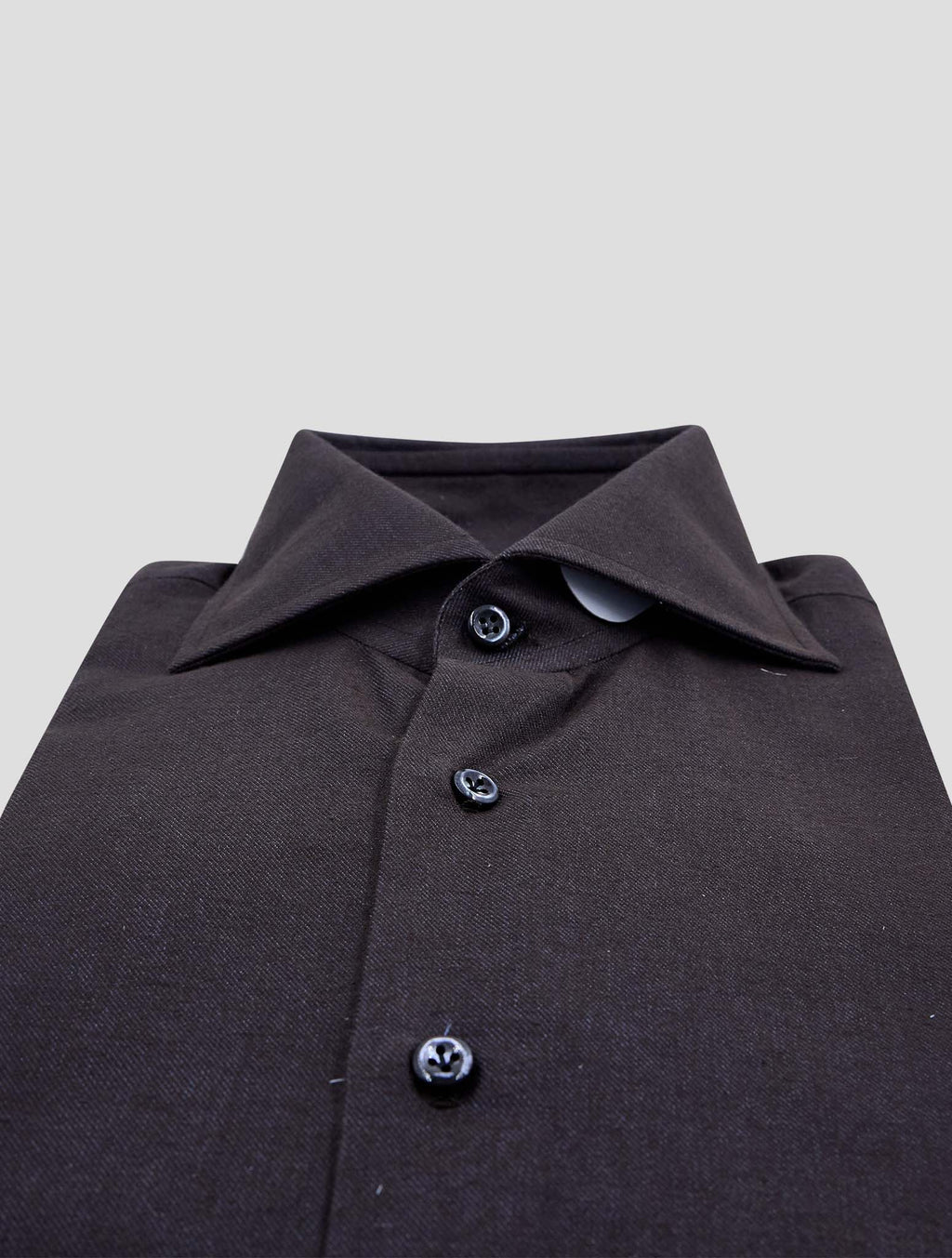 Cesare Attolini Brown Cotton Cashmere Shirt 2