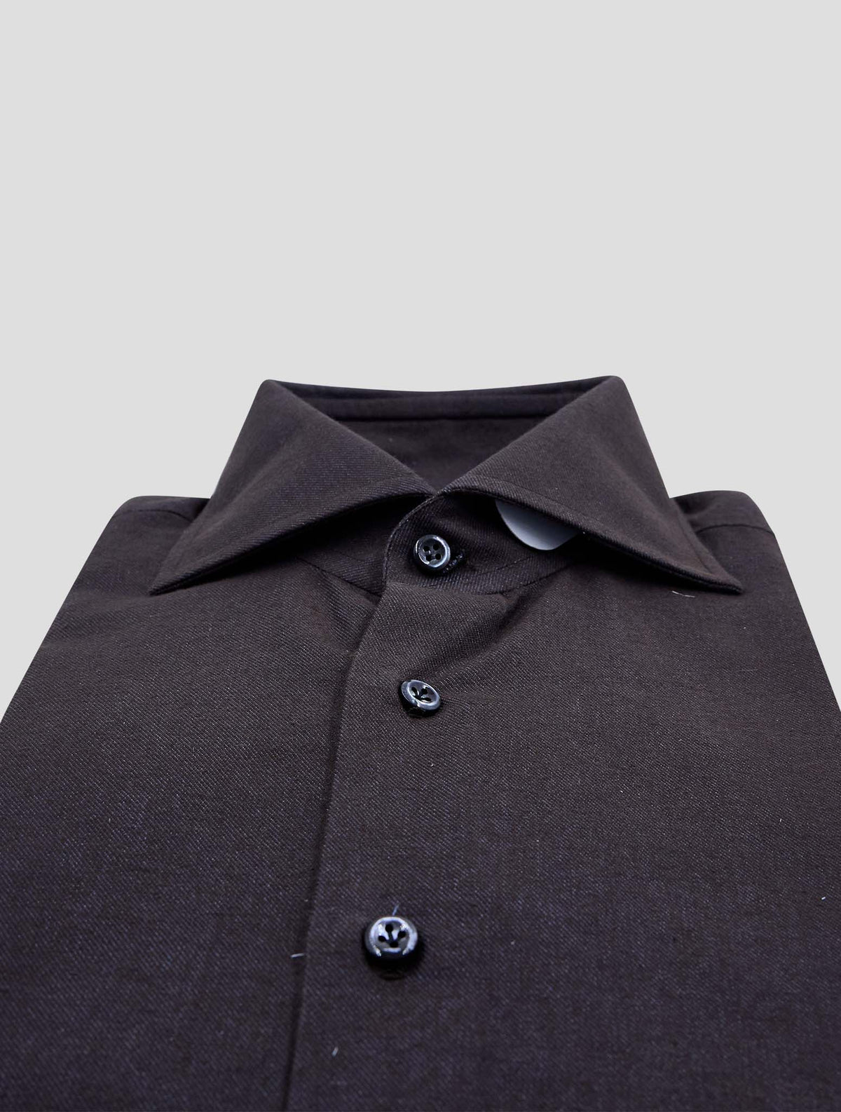 Cesare Attolini Brown Cotton Cashmere Shirt 2