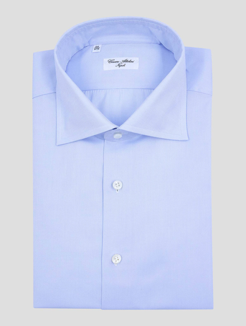 Cesare Attolini Light Blue Cotton Shirt 1