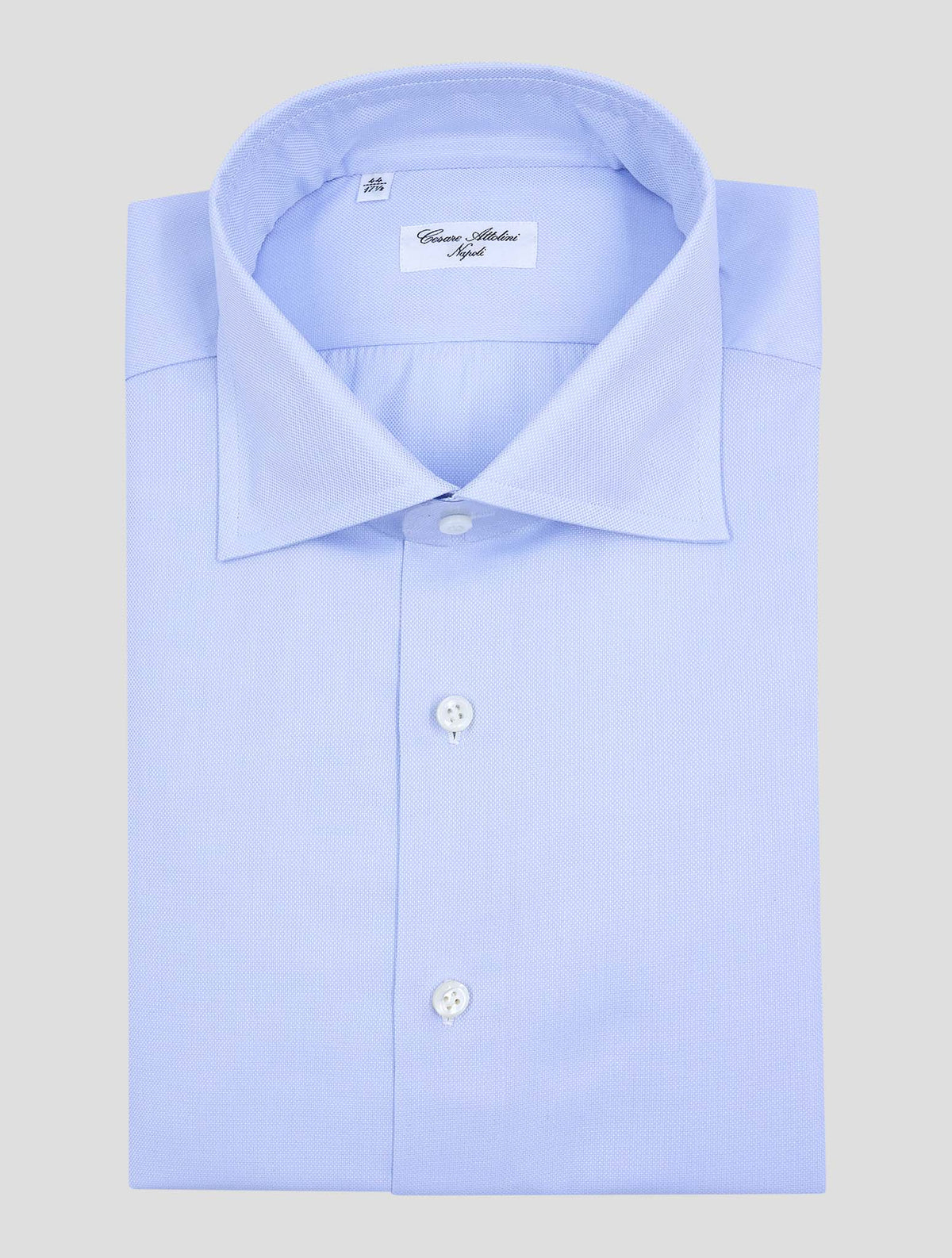 Cesare Attolini Light Blue Cotton Shirt 1