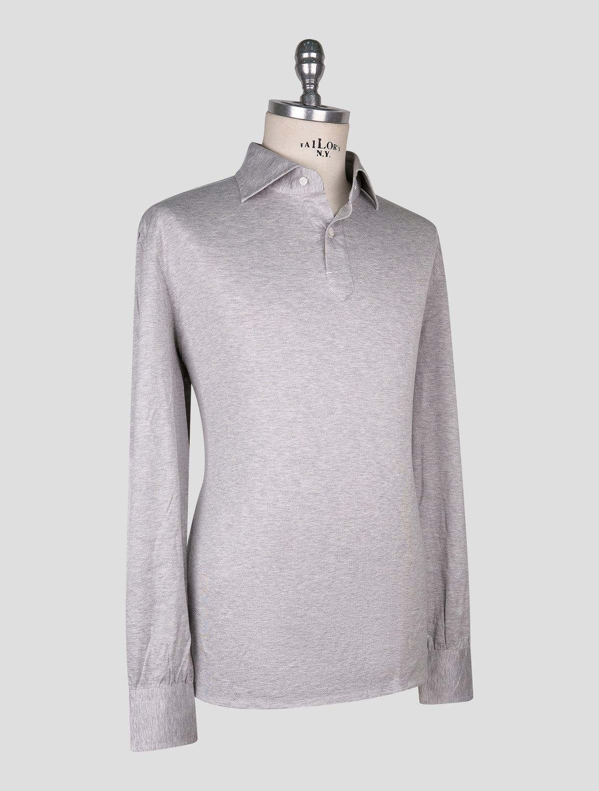 Cesare Attolini Gray Cotton Sweater Polo 2