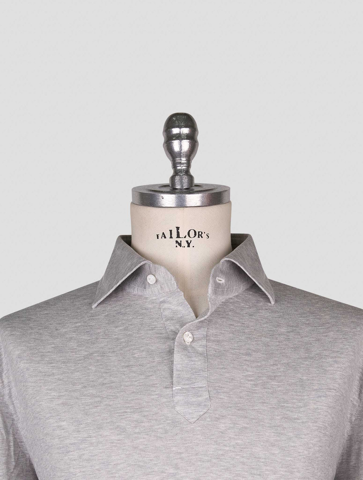 Cesare Attolini Gray Cotton Sweater Polo 4