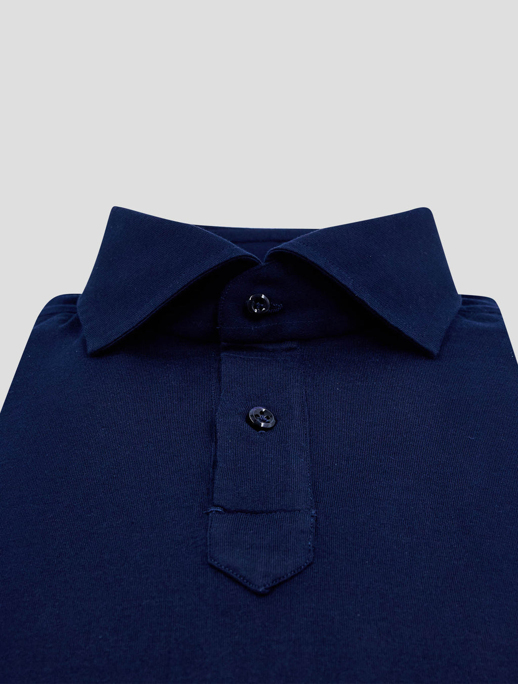 Cesare Attolini Blue Cotton Sweater Polo 2