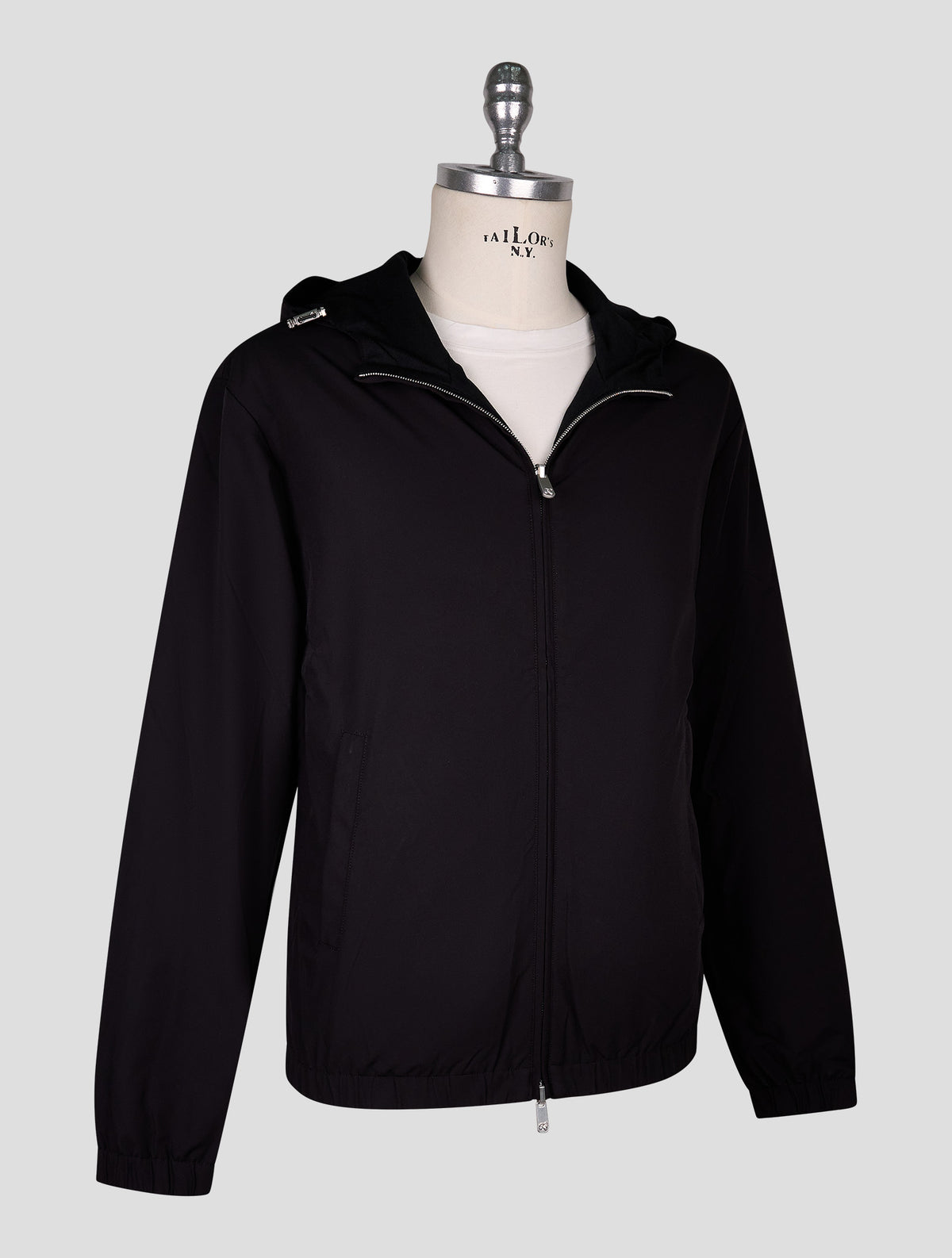 Marco Pescarolo black reverse virgin wool cashmere ea coat 2