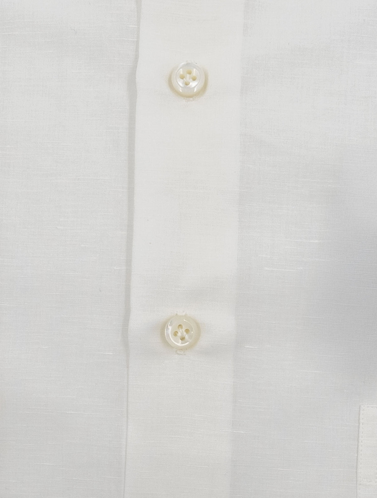 Cesare Attolini White Linen Cotton Koren Shirt 3