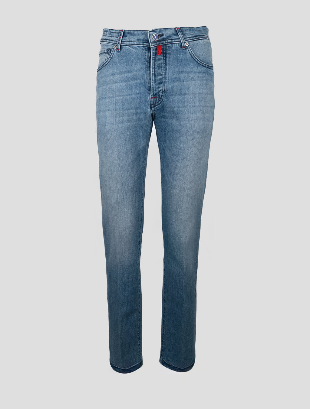 Kiton light blue cotton ea jeans 4