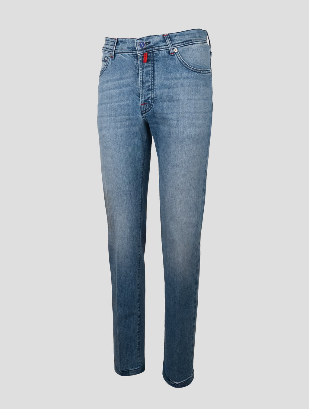Kiton light blue cotton ea jeans 5