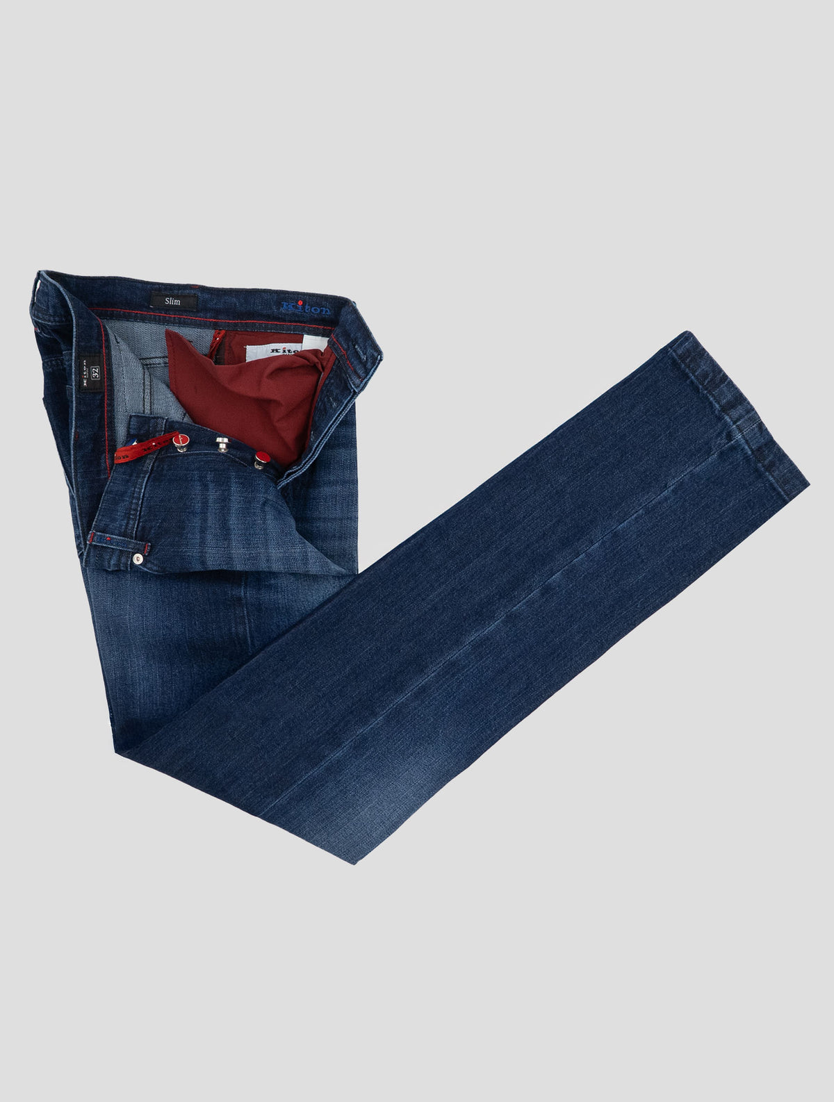 Kiton dark blue cotton ea jeans 2