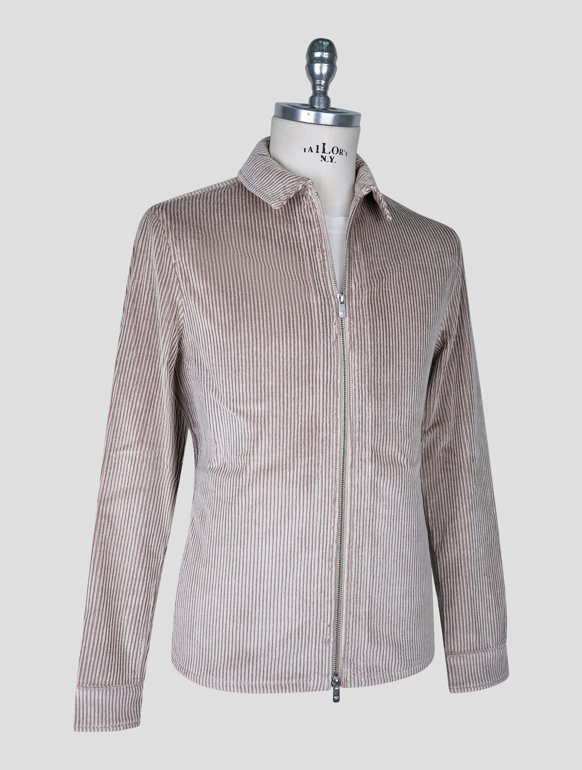 Marco Pescarolo Beige Cotton Cashmere Ea Velvet Coat 2