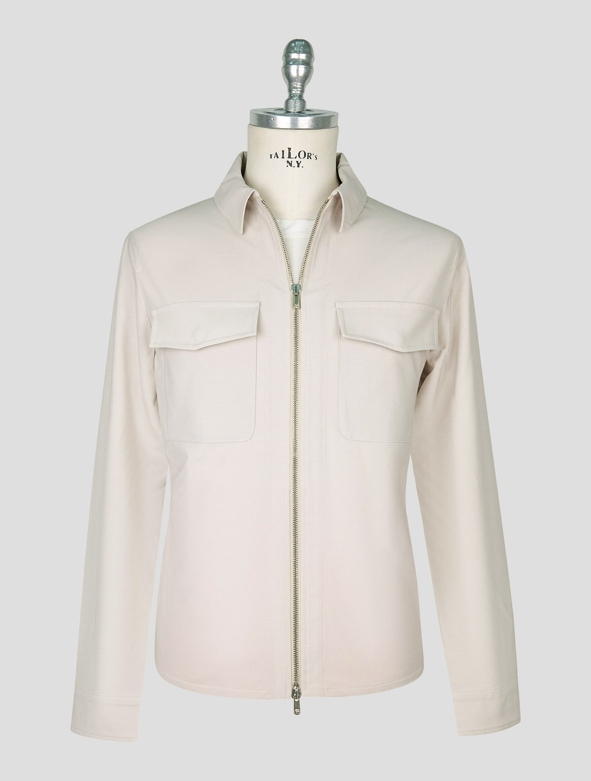Marco Pescarolo Beige Cotton Pa Ea Coat 1