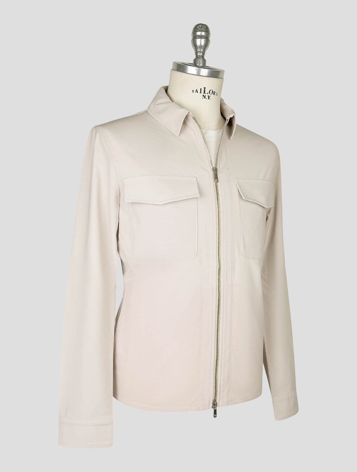 Marco Pescarolo Beige Cotton Pa Ea Coat 2