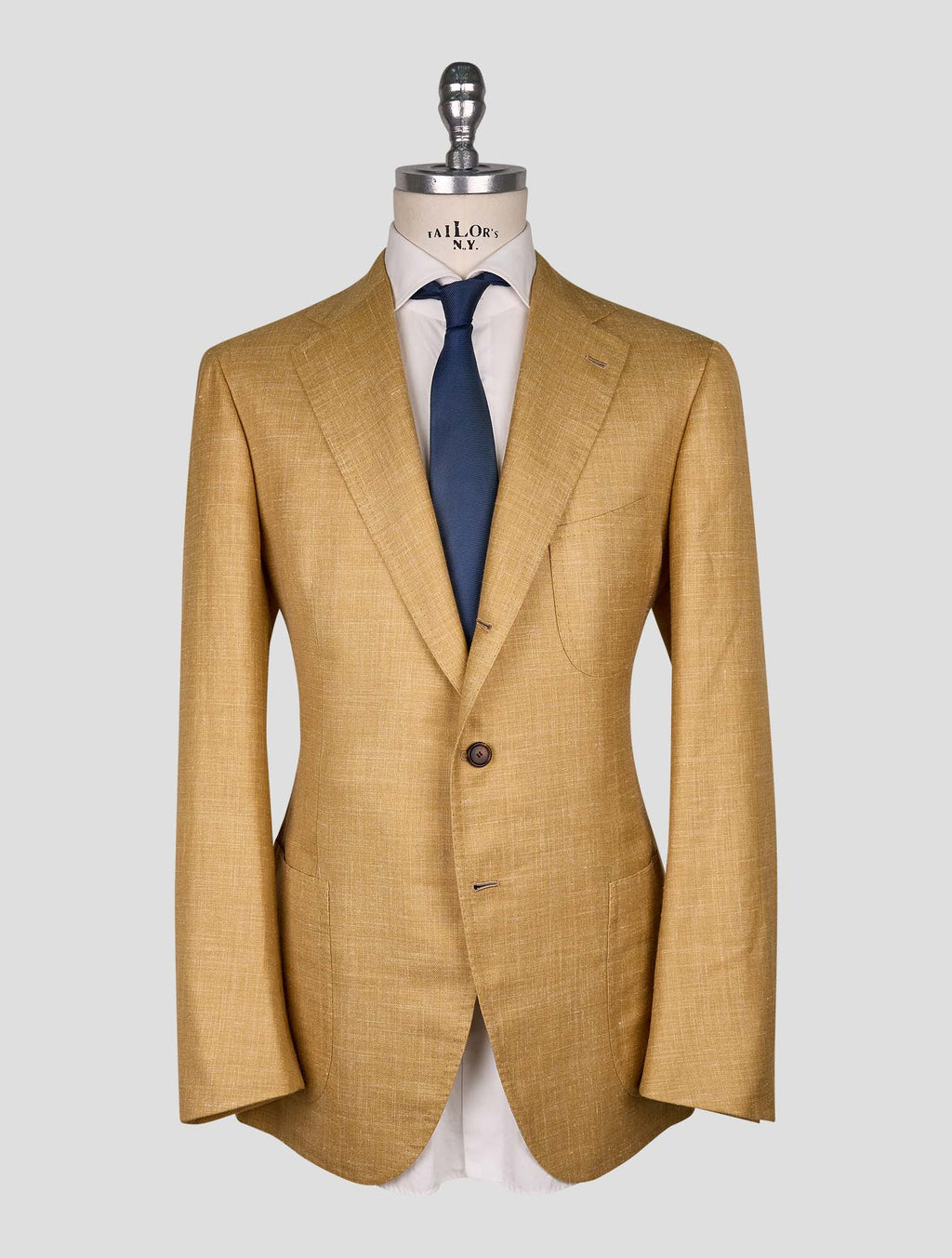 Cesare Attolini taupe  cashmere silk linen Blazer 1