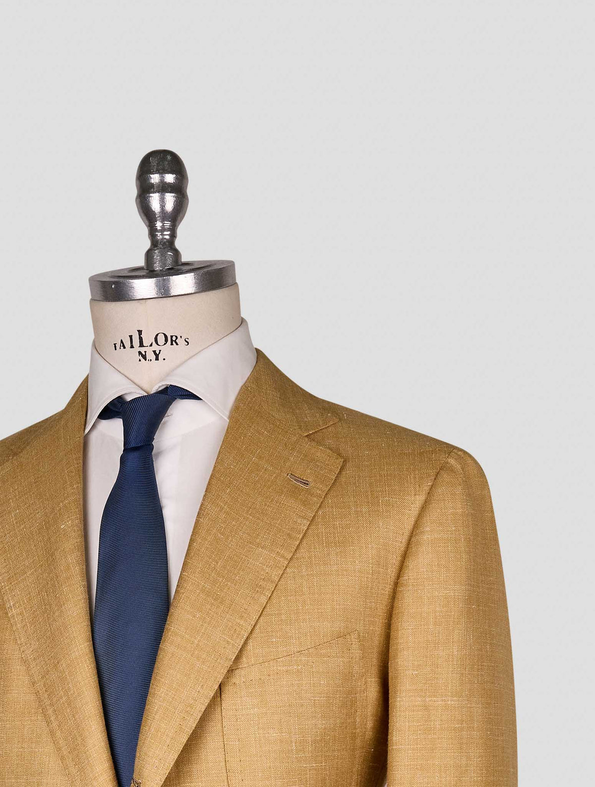 Cesare Attolini taupe  cashmere silk linen Blazer 4