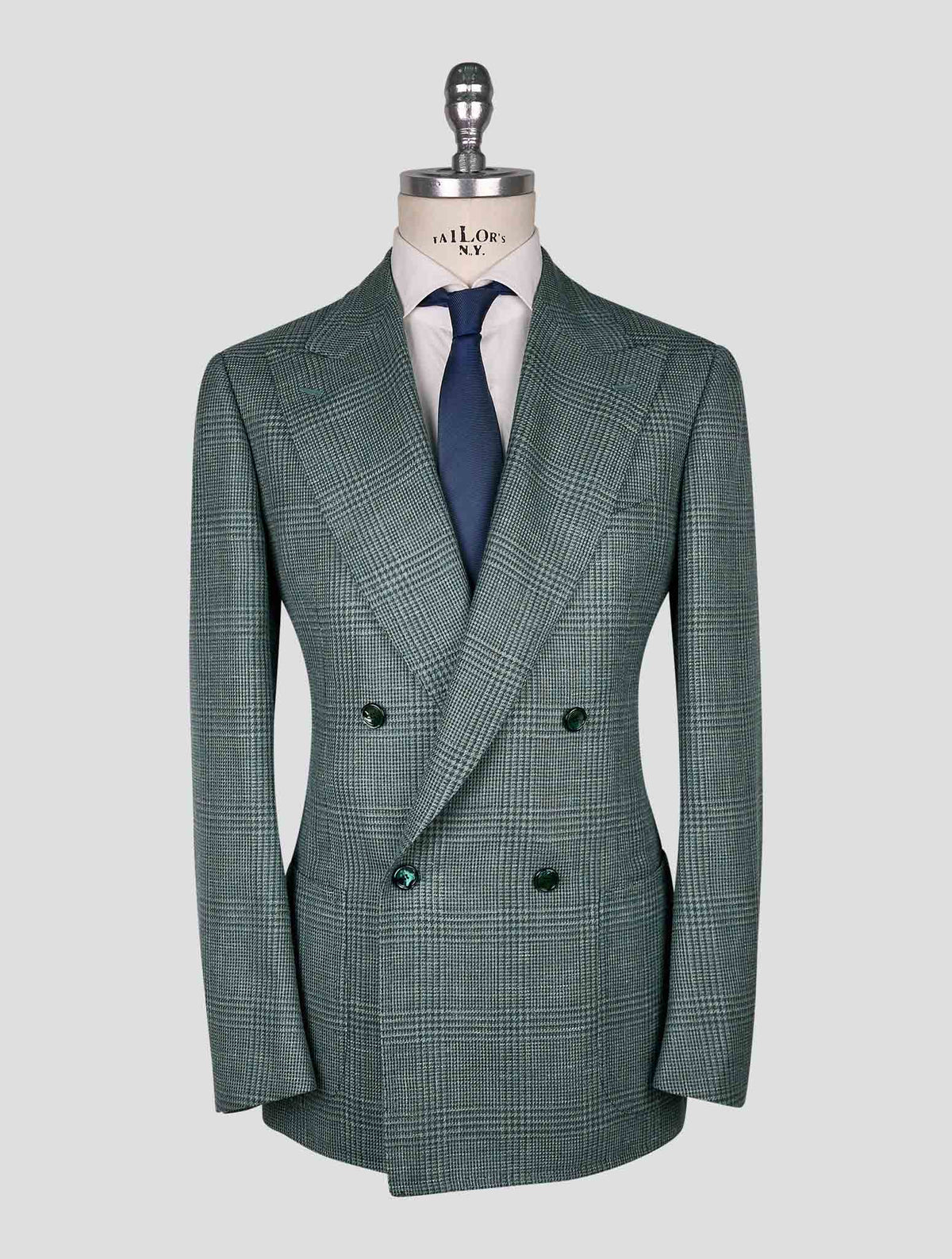 Cesare Attolini multicolor wool silk linen   Breasted 1