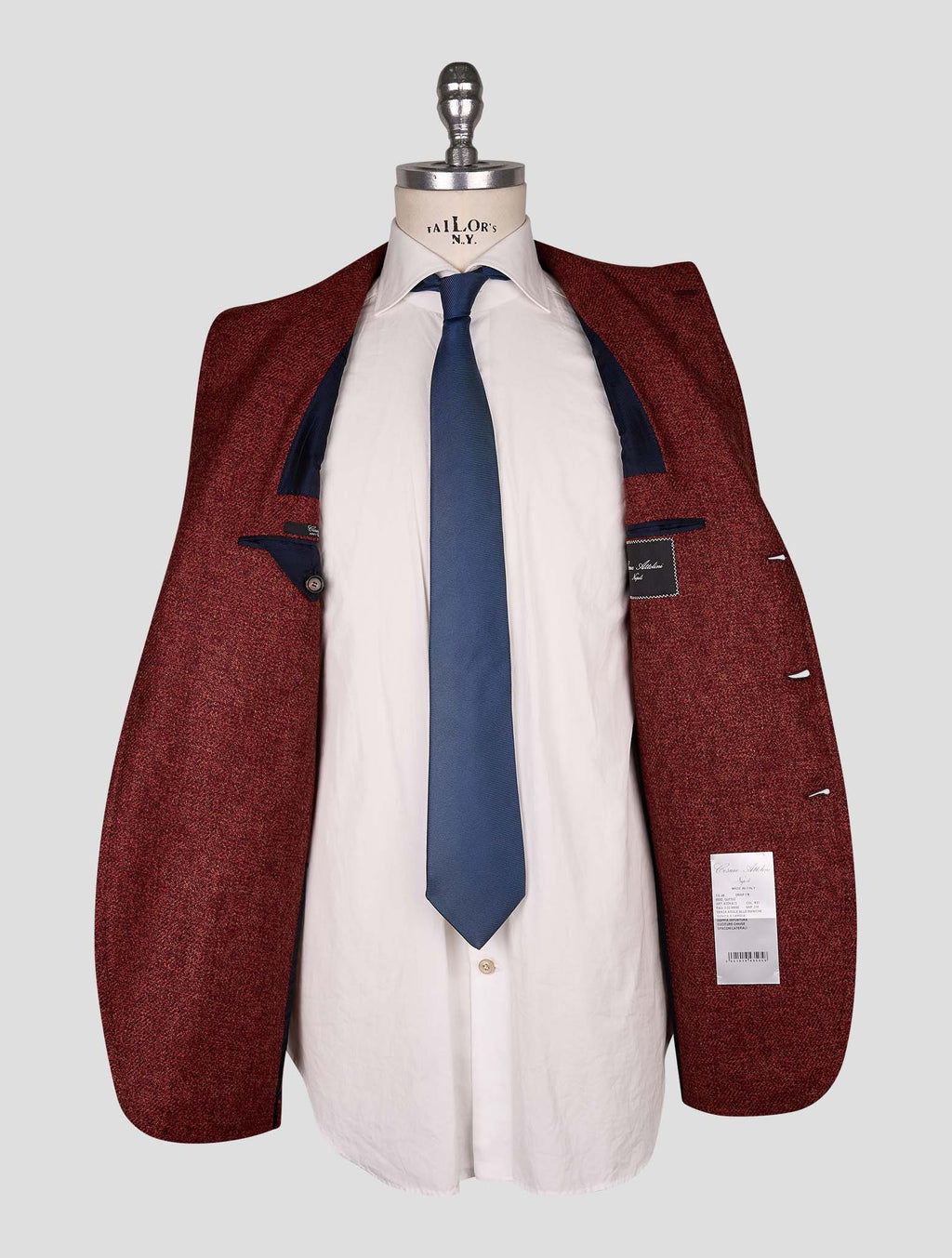 Cesare Attolini burgundy  CASHMERE Blazer 6