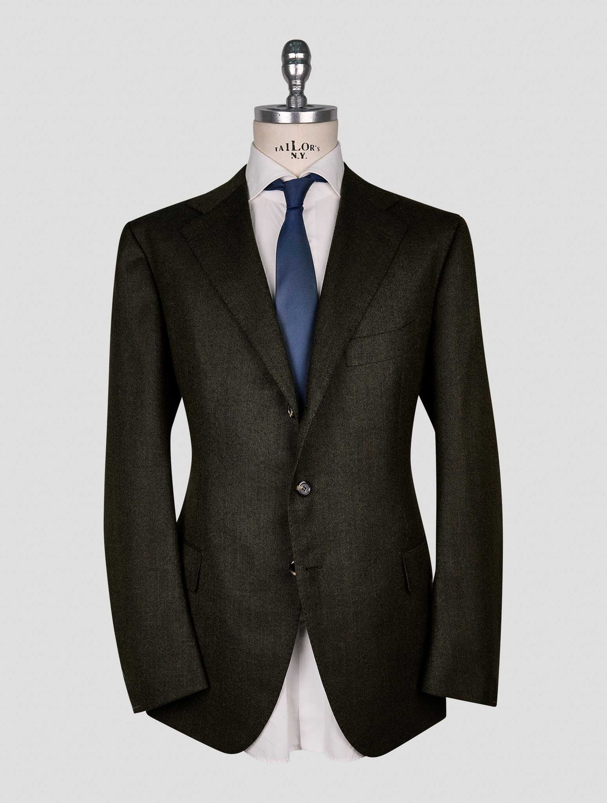 Cesare Attolini dark green  cashmere silk  Blazer 1